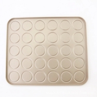 Cookie Sheet Macaron Pan, Non-stick Carbon Steel Shallow Bakeware for Baking Pastry, Cookie, Macaron,