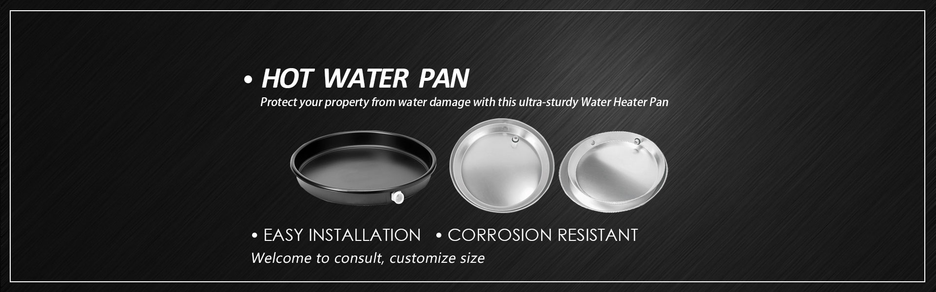 Aluminium Water Heater Pan
