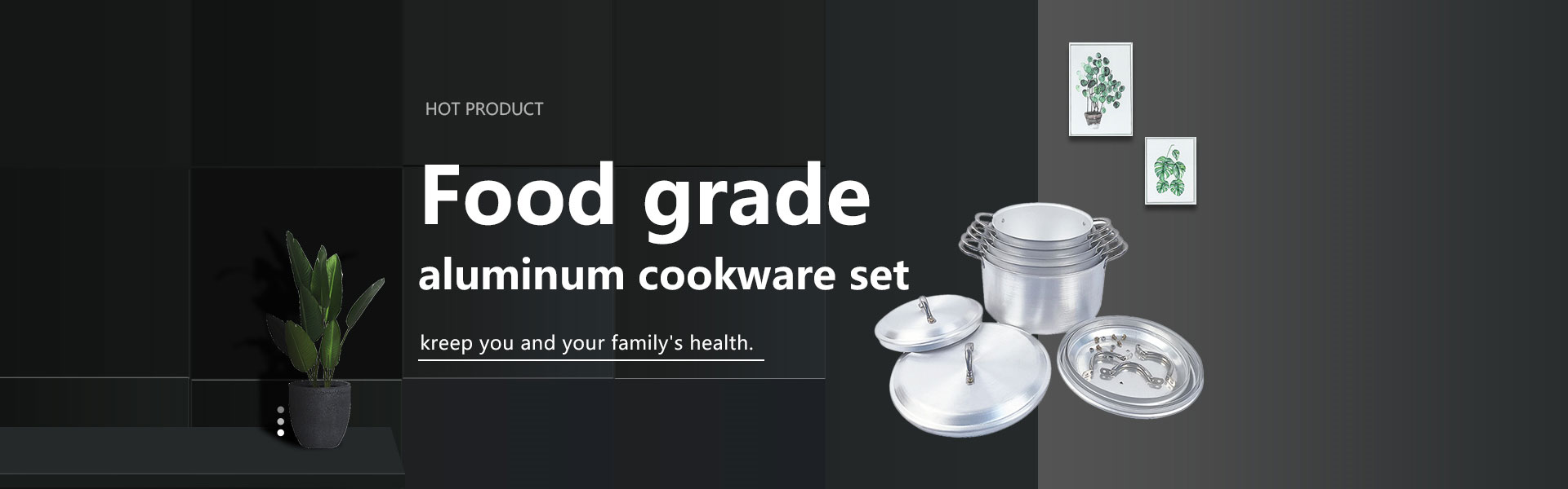 Single and double grate aluminium pot