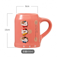 Colorful ceramic cup